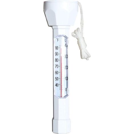 Thermomètre flottant pour piscine, grand format, facile à lire, jauge de température d'eau précise pour bassins extérieurs, aquariums, spas et bassins à poissons (1/5)
