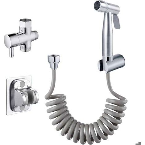 Bardusch - Bidets,Pulvérisateur de toilette à main, Kit de pulvérisation de Bidet de toilette en acier inoxydable robinet de Bidet (1/4)