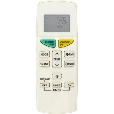 ARC470A11 Télécommande de rechange pour climatiseur DaikinARC470A11 Blanc pour DaikinARC470A11 ARC469A5 ARC455A1 ARC470A16 (1/4)
