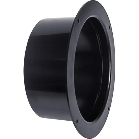 Bride à Souder pour Tuyau de Ventilation Noire, 4 Pouces, Bride Murale en ABS, Connecteur pour Tuyau de Ventilation, Raccord de Conduit d'Air (1/5)
