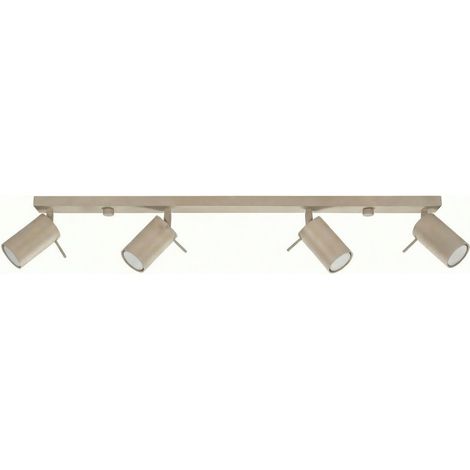 Sollux RING Barre de spots encastrés Ring Ceiling Spotlight Bar Taupe 4x GU10 (1/5)