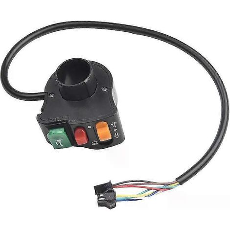 1 Stück 3-in-1-Schalter für Hupe, Licht und Blinker (Ein/Aus) für Motorrad- und Rollerlenker (7/8 Zoll) – passend für Hupe, Scheinwerfer und Blinker – JXLGV (1/5)