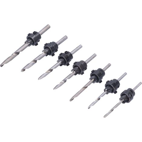 Fraise à fraiser en acier rapide pour perceuse d'établi, accessoires de perçage avec clé hexagonale (1/5)