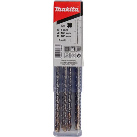 Makita 10x SDS-VPLUS-Bohrer 5 x 160 - B-46501-10