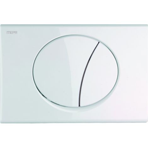 Mepa Betätigungsplatte ellipse 420751 für 2 Mengen Spülung, Weiß, für A21/E21 (1/3)