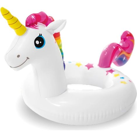 Children's Animal Swim Ring 6-12 Years, Inflatable Swimming Raft, Inflatable Swim Ring for Boys and Girls Summer Parties on the Beach and Swimming Pool (1/4)