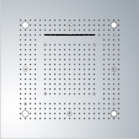 Soho Regendusche 60x60 LED Wasserfall & Nebel mit Einbaurahmen (1/5)