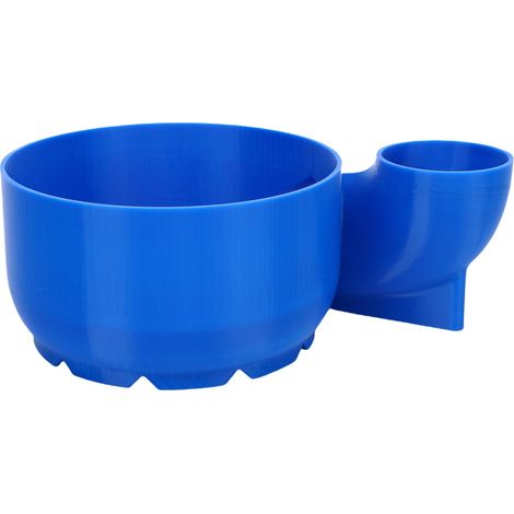 Obstwaschschüssel mit Wassereinlass, automatischer Gemüsewascher, Küchensiebkorb, blau (1/5)