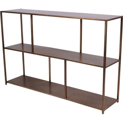 Brooks Console Table Brushed Champagne - Iron - L30.5 x W122 x H80.7 cm - Brushed Satin