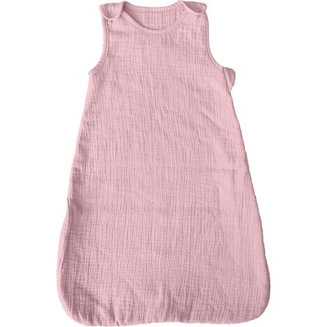 Gigoteuse en gaze de coton 50 x 90 cm rose