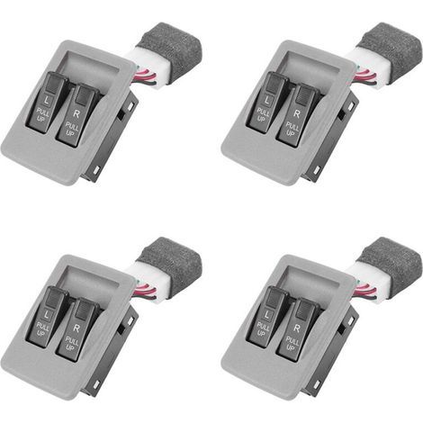 Convient aux 4x4, interrupteur de lève-vitre électrique avant gauche, bouton de lève-vitre électrique, accessoires auto, pour afficher votre fierté. (1/2)