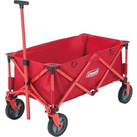 Coleman 2000035214 Chariot de Camping Rouge Pliable (1/4)