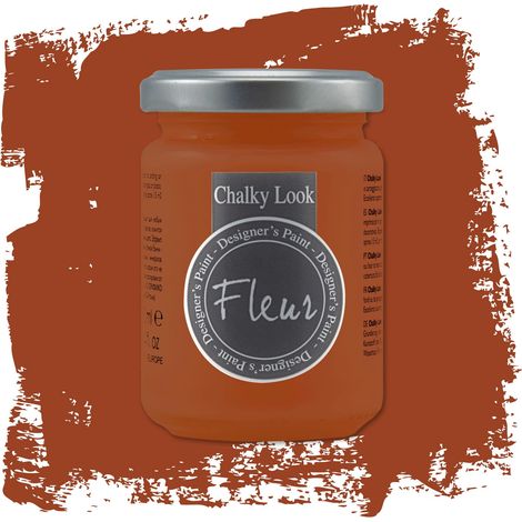 Fleur - Colori a base minerale - Fleur chalky look - effetto gesso 130 ml - scegli il colore / -/F35 Rusty