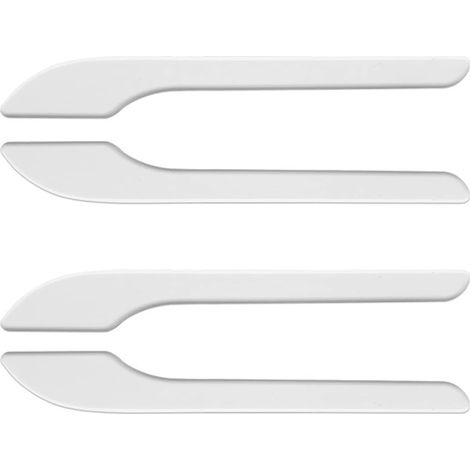 Couvre-poignée de porte pour Tesla Model 3/Y – Plastique ABS Protecteur Autocollant Noir Blanc Porte Imitation Fibre de Carbone Autocollant (1/5)