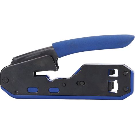 Pince à sertir pour câbles RJ45, pince à sertir pour câbles réseau Ethernet, pince à dénuder, adaptée aux câbles Cat5 et Cat6. (1/5)