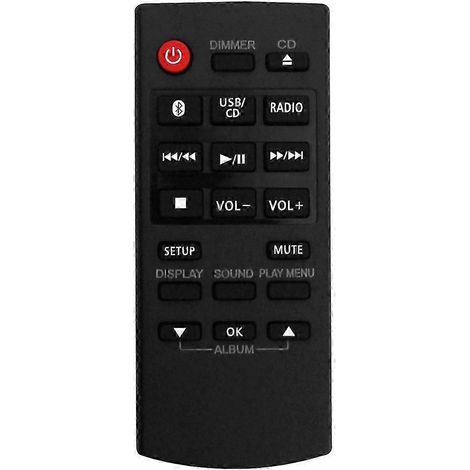 Télécommande de remplacement N2QAYB000984 pour autoradio CD Panasonic SA-PM250, SC-PM250, SC-PM600, SC-UX104 et SC-HC20 (1/5)