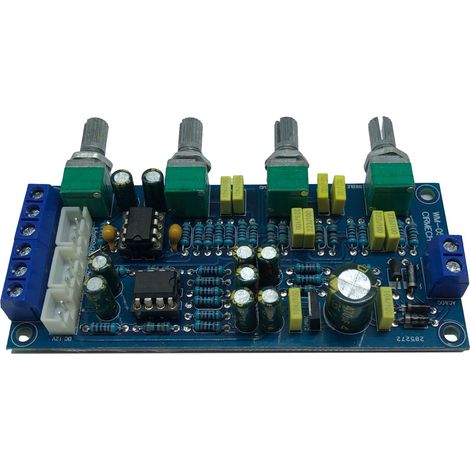 Version à alimentation unique, carte de tonalité NE5532 de qualité audiophile Hi-Fi, carte de préamplification NE5532, carte de préamplification d'amplificateur de puissance (1/4)