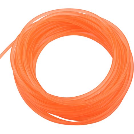 Courroie ronde en polyuréthane PU à surface lisse orange pour transmission (5 mm x 10 m) (1/5)