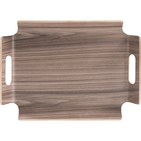 Table Passion - Plateau no angle 39.5x28.5 cm brun