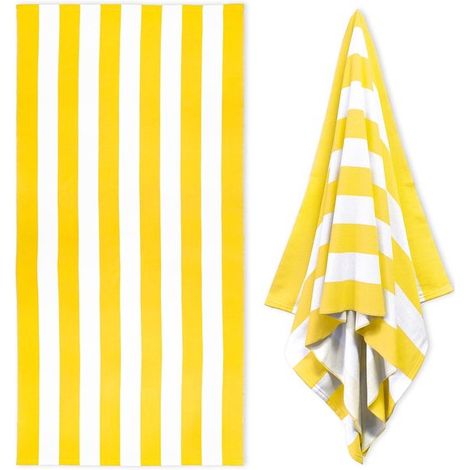 Serviette de plage - 90 x 180 cm - Serviette de bain en microfibre ultra-douce - Séchage rapide et sans sable - Serviette de plage légère - Idéale pour la plage, le sauna, la piscine, les vacances et
