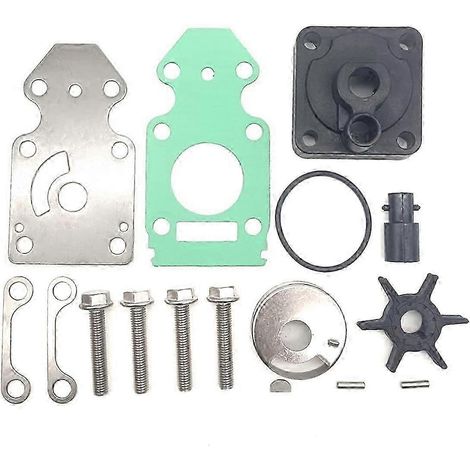 Kit de réparation de pompe à eau pour moteur hors-bord Yamaha Parsun 2 temps 9,9 CV 15 CV 63V-W0078-00-00 63V-W007 (1/4)