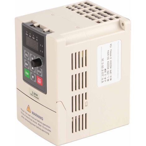 2,2 kW Monophasen-/3-Phasen-Frequenzumrichter (220 V) mit variabler Frequenz (VFD) für Pumpensteuerung und Durchflussregelung, Graviermaschine (1/5)