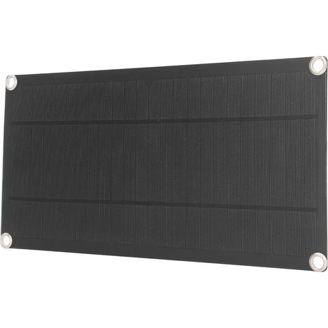 Un panneau solaire flexible monocristallin photovoltaïque de 10 W et 18 V peut être utilisé pour une alimentation électrique domestique à petite échelle de 30 W. (1/5)