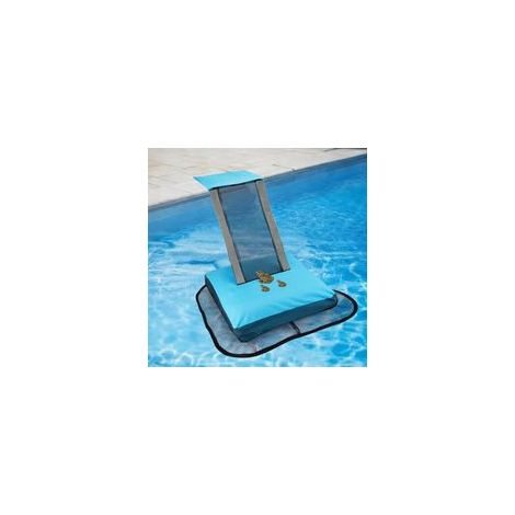 Rampe de sauvetage pour animaux de piscine, grenouilles de piscine, sauvetage d'animaux de piscine, sauvetage pour crapauds, grenouilles, lézards, canards, serpents, souris, bleu