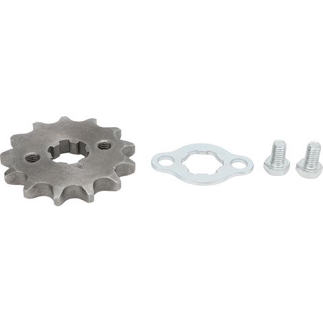 Pignon moteur avant 13 dents 17mm en acier pour moto, remplacement compatible TaoTao 50cc-160cc, idéal pour quad VTT et dirt bike chinois (1/5)