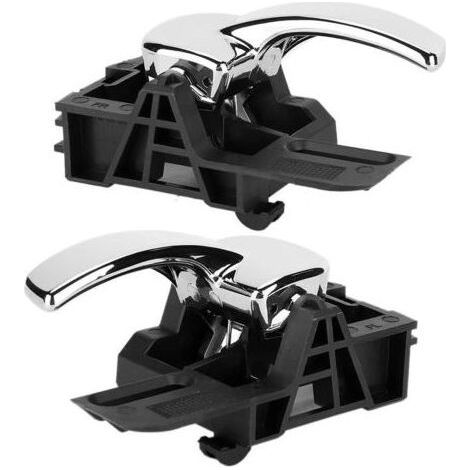 Chrome interior door handle parts, left and right, 80671-JD00E, suitable for NISSAN QASHQAI 2004-2007 (1/5)