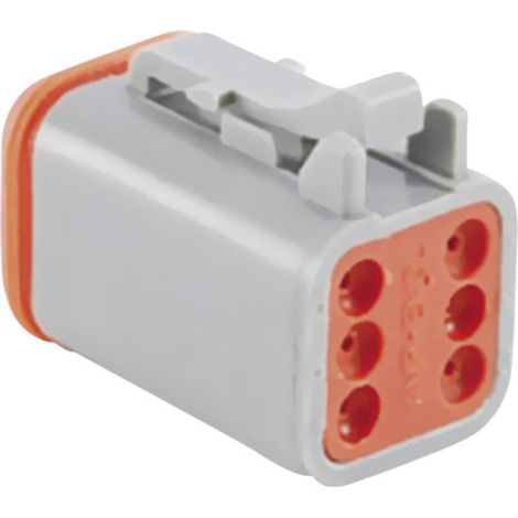 Amphenol AT06 6S Rundstecker Buchse, gerade Gesamtpolzahl: 6 Serie (Rundsteckverbinder): AT 1 St. (1/3)