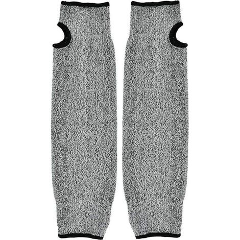 Manchon de protection pour bras, manchon pour bras de sécurité, Gants de travail à manches longues anti-abrasion résistant aux coupures HPPE pour jardin, cuisine et travaux agricoles (35cm) (1/4)
