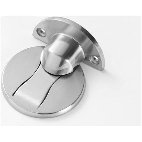 Butée Porte Magnétique, Butée Porte Support Loquet Butoir Porte Métal, 304 Acier Inoxydable Résistant(2pcs,acier brossé) (1/5)