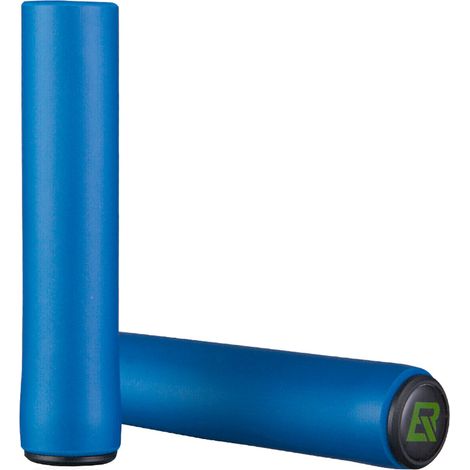 Puños de bicicleta de espuma de silicona - azul (1/4)