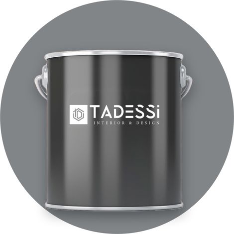 TADESSI Wall Select Wandfarbe Grau - Blaugrau - abwaschbare Innenfarbe matt - Dispersionsfarbe - Geruchsarm und Lösemittelfrei