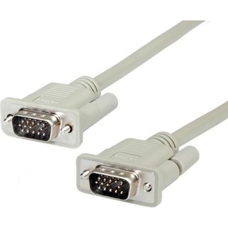 Câble VGA - HD15 M/M - 3 m - 28 AWG - Noir
