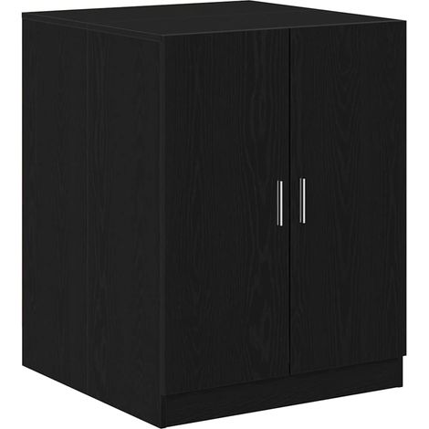 Maison Exclusive - Armadio per Lavatrice Rovere Nero 70,5 x 71,5 x 91,5 cm