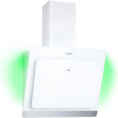 Klarstein Aurora Dunstabzugshaube, Dunstabzugshaube mit Filter, Dunstabzug mit 563m³/h Luftstrom, Kopffreie Küchendunstabzugshauben, Abzugshaube mit Wi-Fi, LED Lichter, Dunstabzugshaube 60cm Umluft (1/5)
