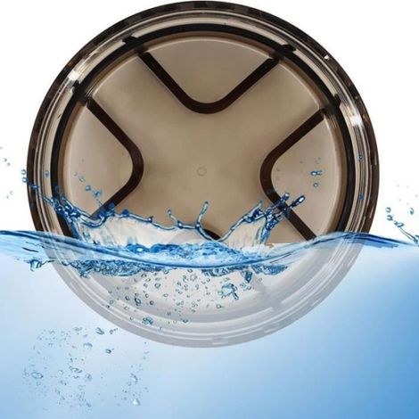 Couvercle de pompe de piscine - - Pièce de rechange pour pompe à sable 3/4HP - Noir - ABS (1/4)