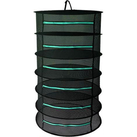 Filet à linge portable suspendu, support à vêtements en maille respirante et pliable pour la maison (1/5)