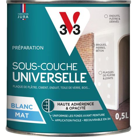 Sous-couche intérieure Universelle V33 Blanc Mat 0,5L