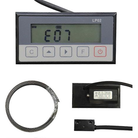 Balance magnétique LP02 Magnescale avec ruban magnétique de 1 m, affichage numérique de position (DRO) haute précision, mesure de déplacement I