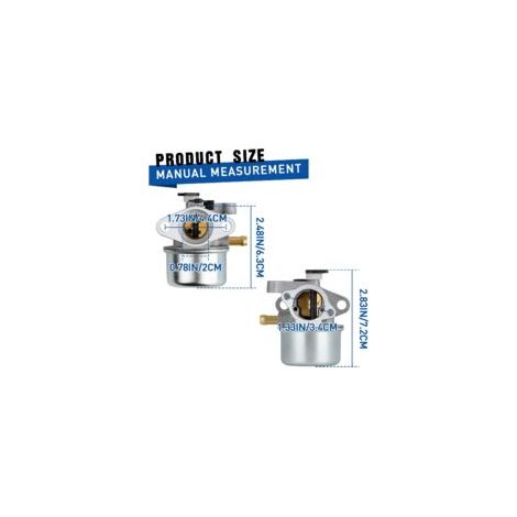 Carburateur pour moteurs Briggs & Stratton 790845, 799871, 799866, 796707, 794304 et 122000