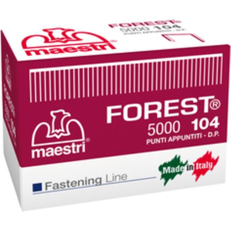 MAESTRI PUNTI SPILLATRICE ART. 104 DA 5000 PZ- MAESTRI- 1,0 pz