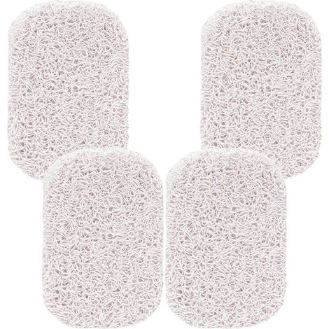 Porte-savon en PVC auto-drainant, accessoire antidérapant et poreux pour évier-light grey (1/5)