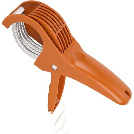 Affettatrice multifunzione per banane e verdure con lame in acciaio inossidabile e impugnatura ergonomica, ideale per frutta, fragole, hot dog, formaggio e come accessorio da cucina per la preparazion (1/5)