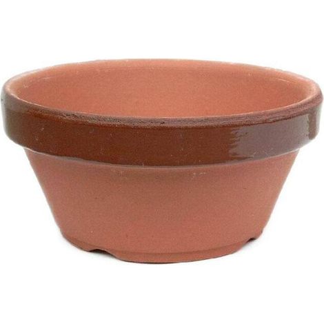 Vaso Tokoname giapponese da coltivazione per bonsai 12,7x5,8 cm (TC4)