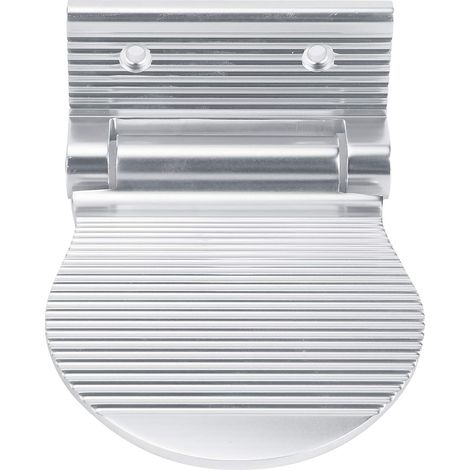 Aluminium de douche pédale non glissée murale en aluminium pour salle de bain d'entrée (argent) (1/5)
