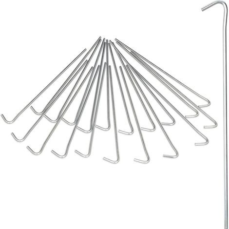Estacas de acero para tienda de campaña, juego de 20 (1/5)