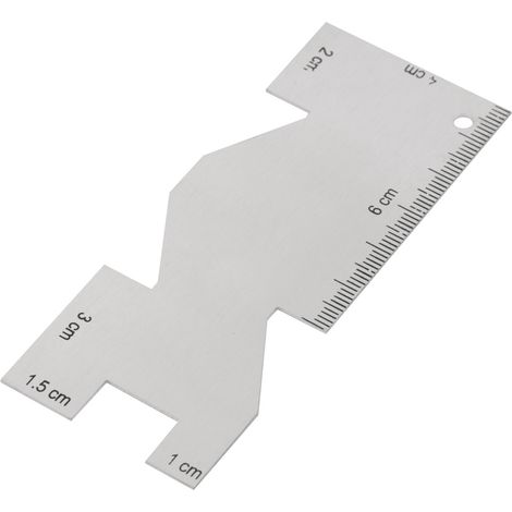 jauge de mesure en métal, règle de quilting, accessoire de couture (1/5)